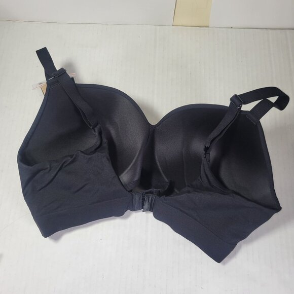 Truekind Black Supportive Comfort Wireless Shaping Bra #10210 Size L+ - Picture 2 of 4